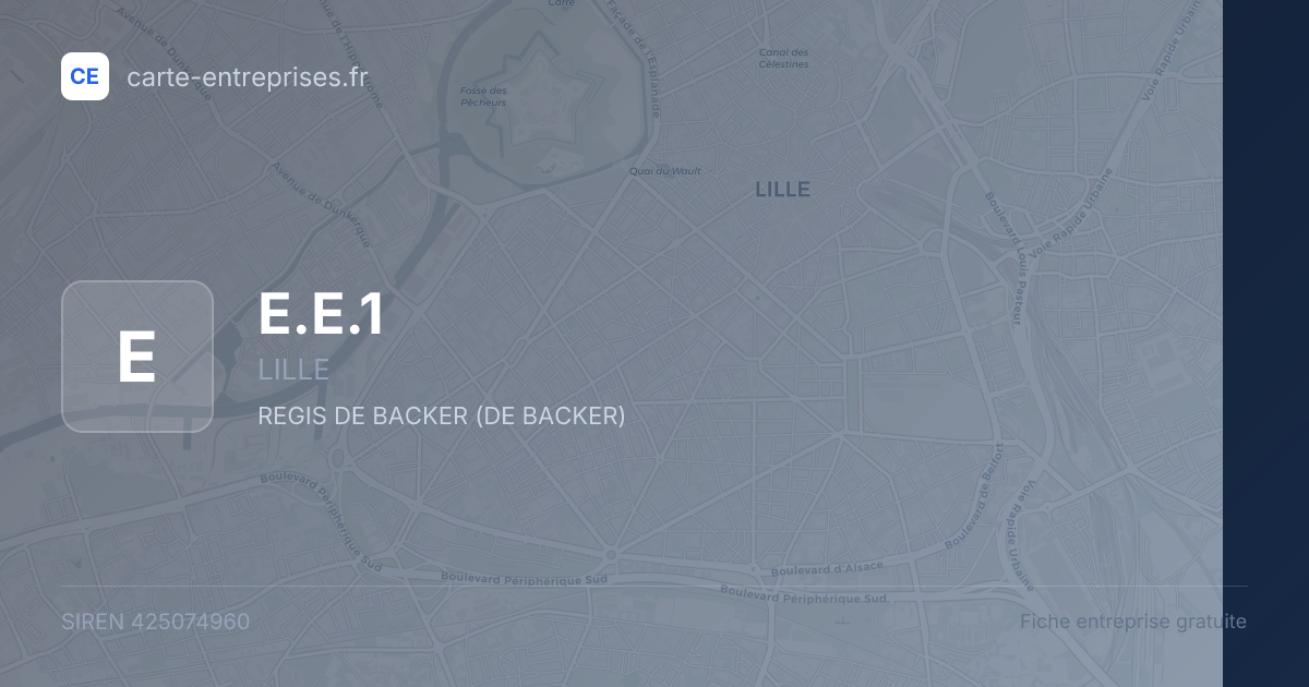E.E.1 — 425074960 — fiche entreprise