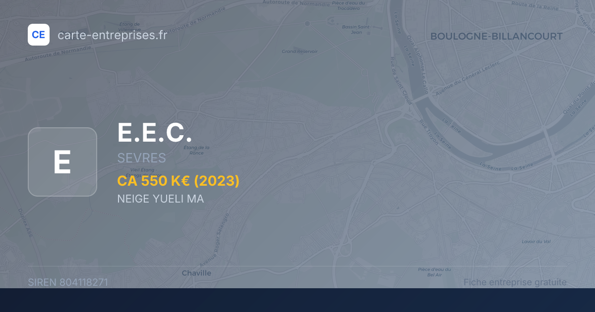 E.E.C. — 804118271 — fiche entreprise