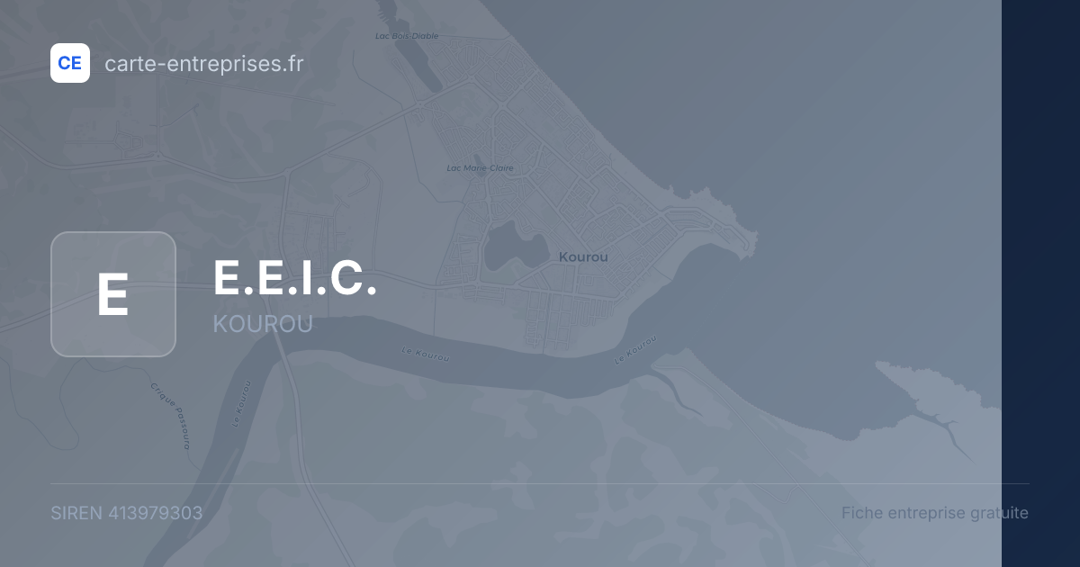 E.E.I.C. — 413979303 — fiche entreprise