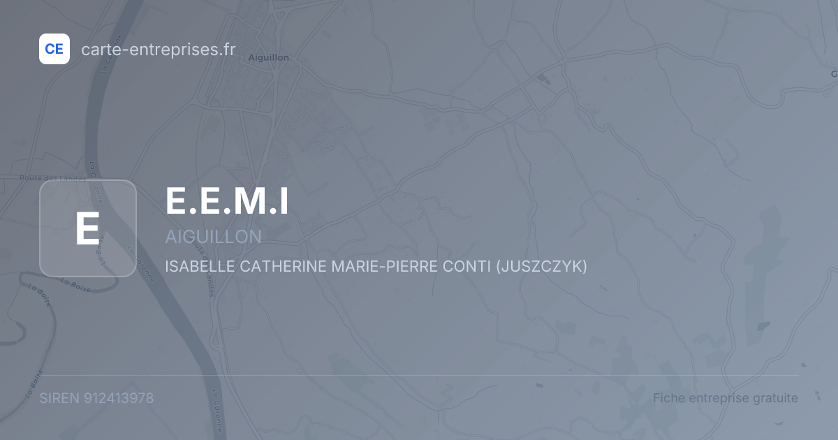 E.E.M.I — 912413978 — fiche entreprise