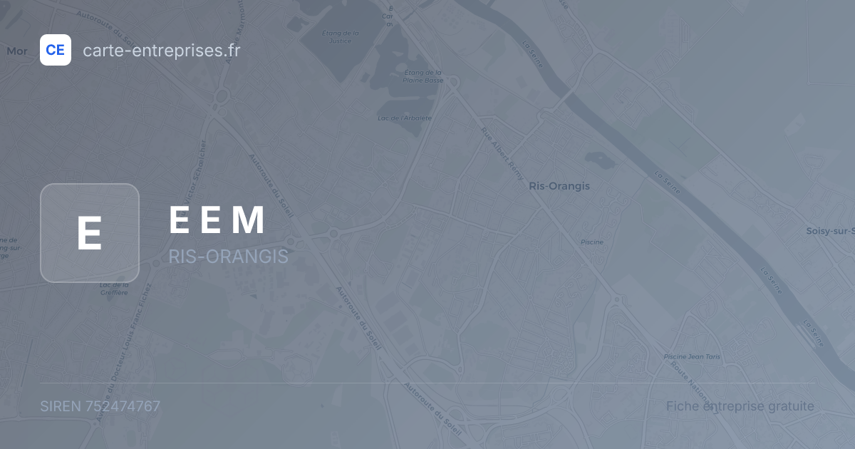 E E M — 752474767 — fiche entreprise