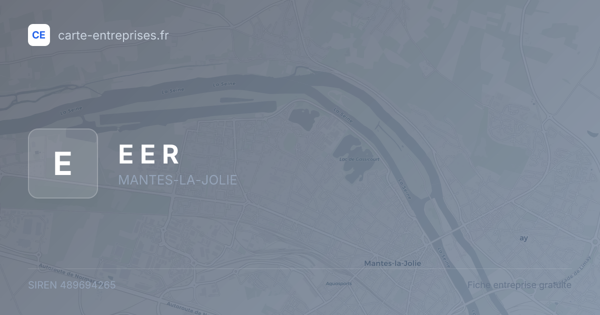 E E R — 489694265 — fiche entreprise