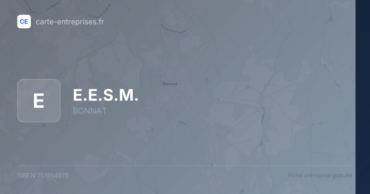 E.E.S.M. — 751954975 — fiche entreprise