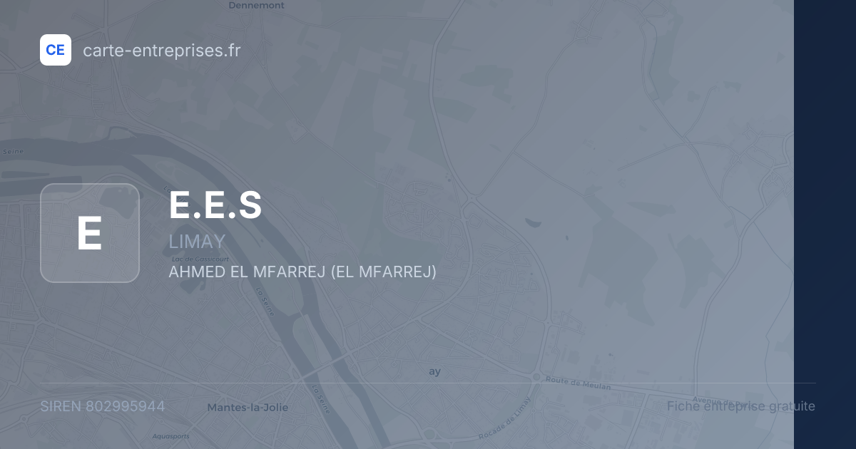 E.E.S — 802995944 — fiche entreprise
