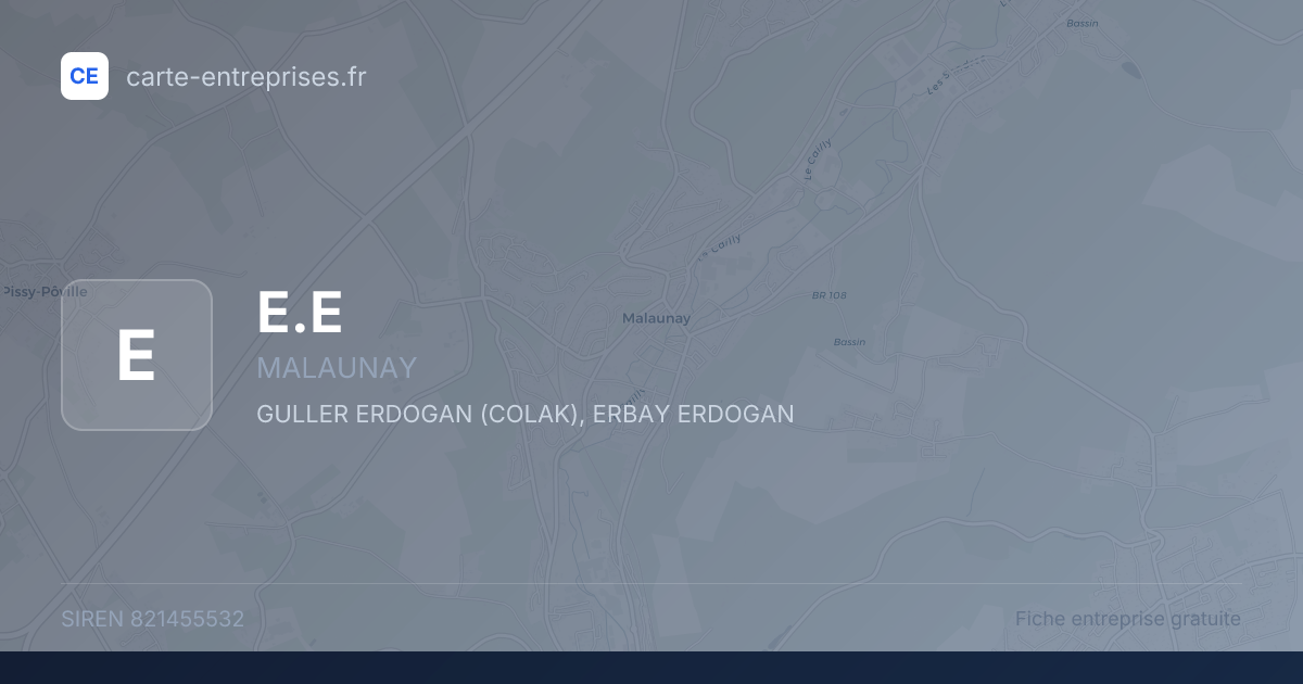 E.E — 821455532 — fiche entreprise