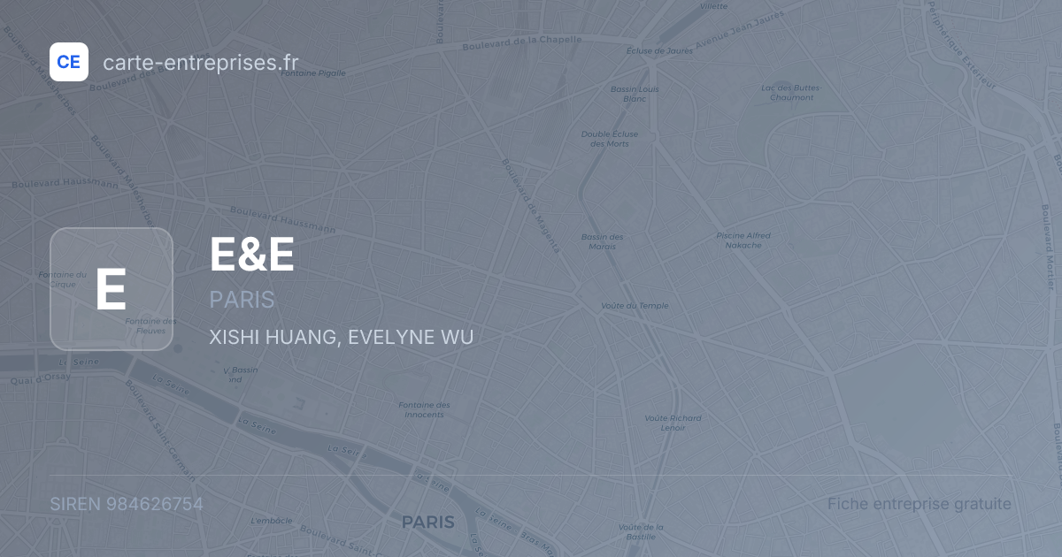 E&E — 984626754 — fiche entreprise