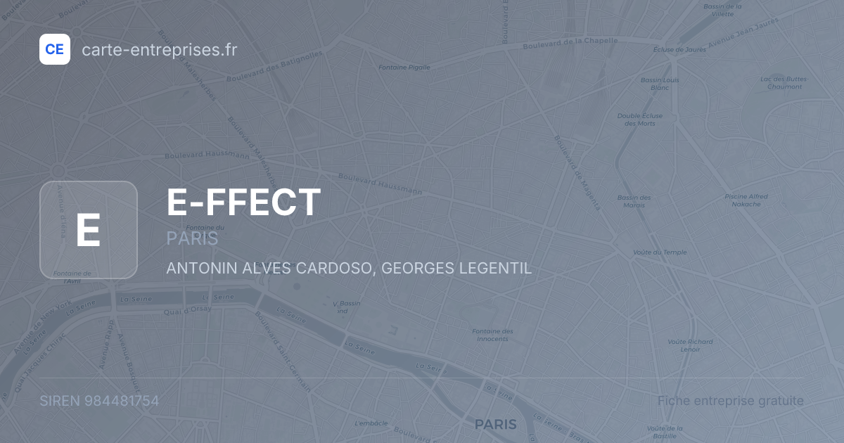 E-FFECT — 984481754 — fiche entreprise