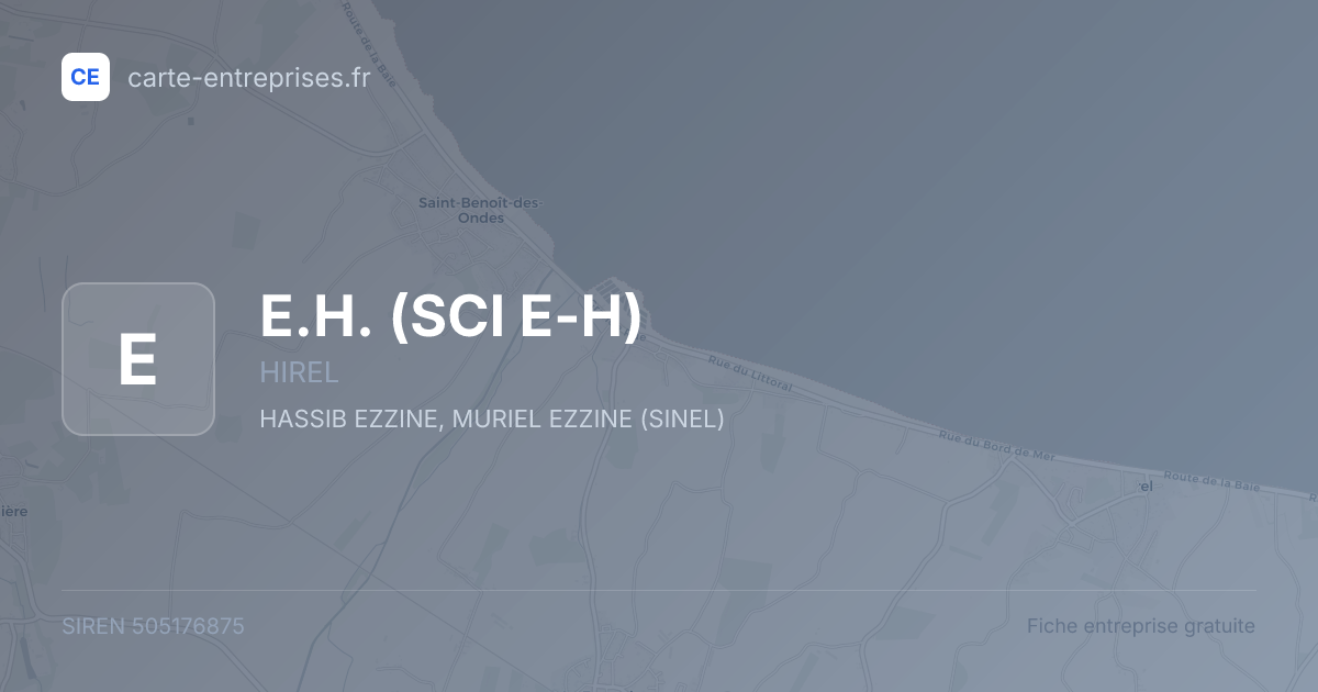 E.H. (SCI E-H) — 505176875 — fiche entreprise