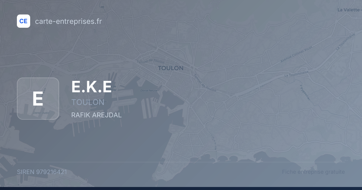 E.K.E — 979216421 — fiche entreprise