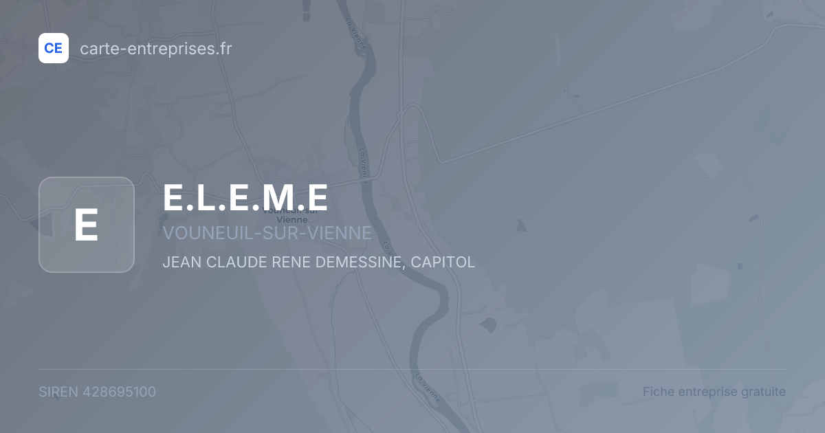E.L.E.M.E — 428695100 — fiche entreprise