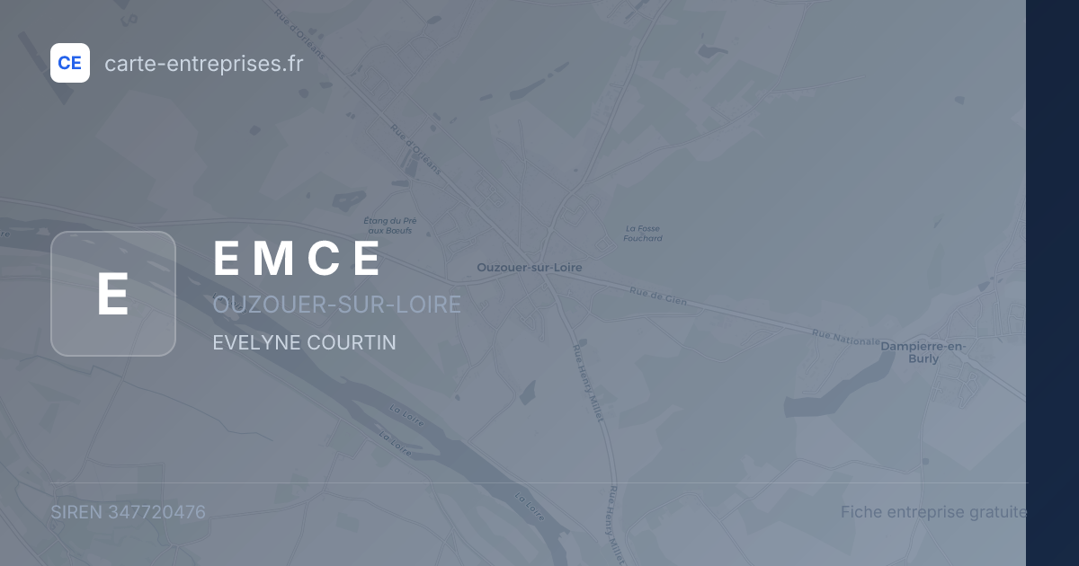 E M C E — 347720476 — fiche entreprise