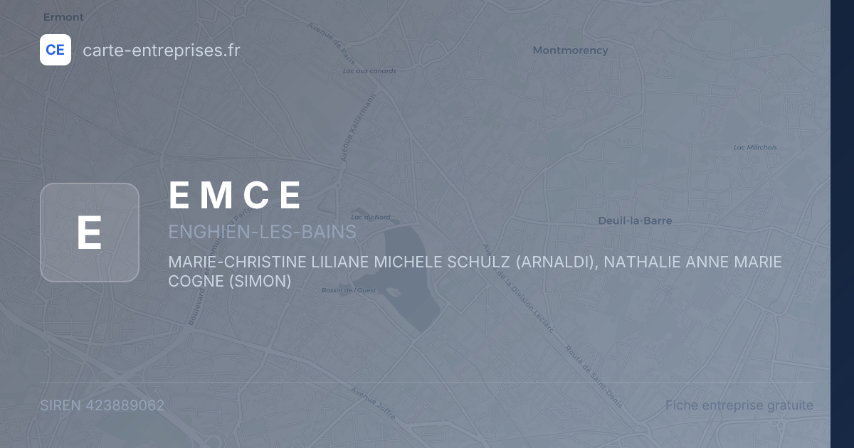 E M C E — 423889062 — fiche entreprise