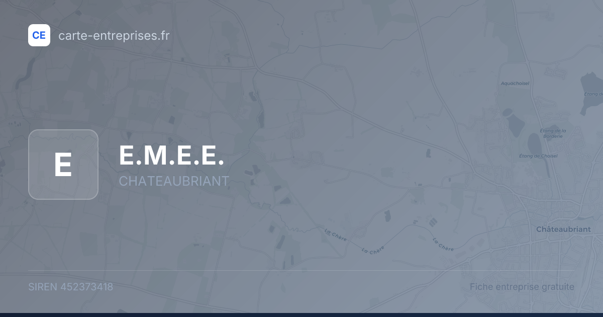 E.M.E.E. — 452373418 — fiche entreprise