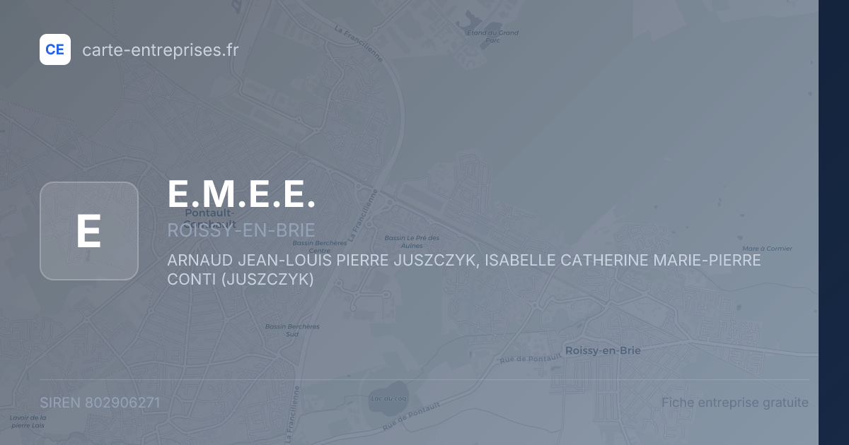 E.M.E.E. — 802906271 — fiche entreprise