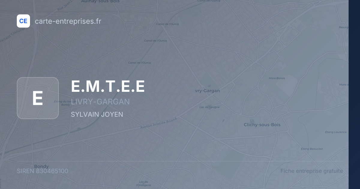 E.M.T.E.E — 830465100 — fiche entreprise