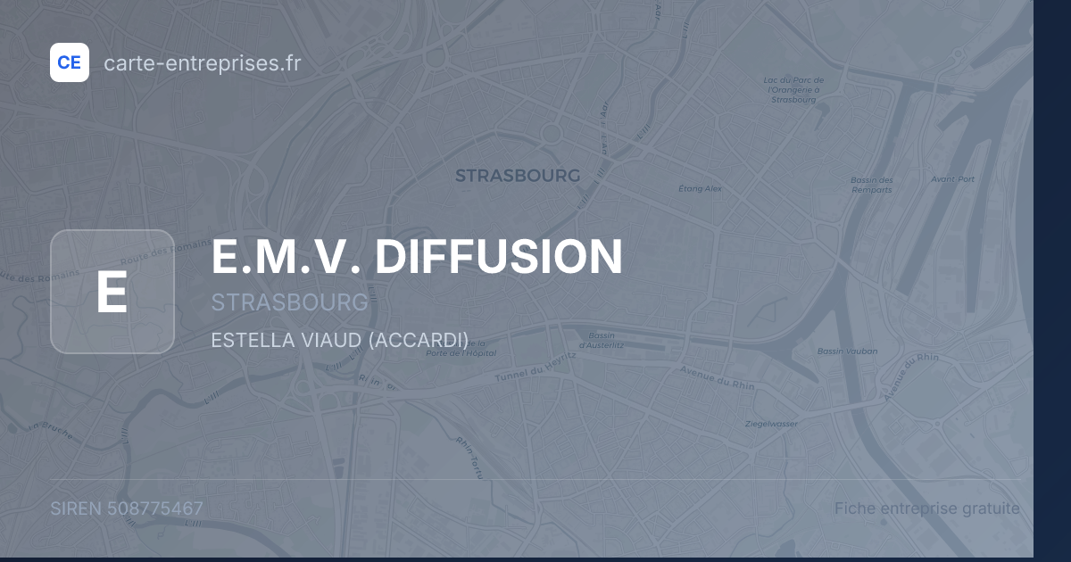 E.M.V. DIFFUSION — 508775467 — fiche entreprise
