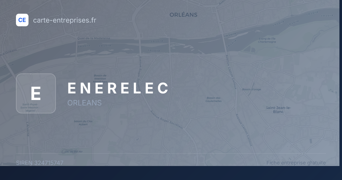 E N E R E L E C — 324715747 — fiche entreprise