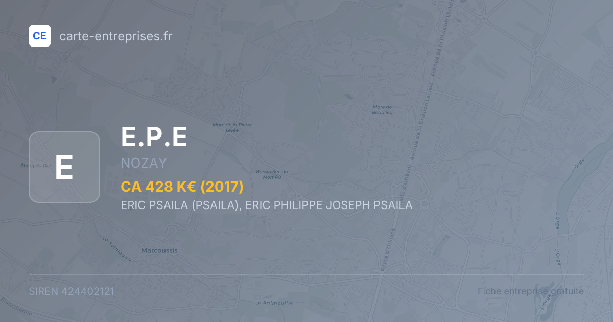 E.P.E — 424402121 — fiche entreprise