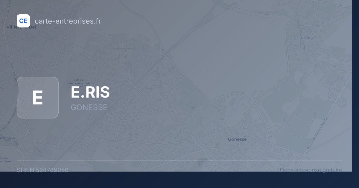 E.RIS — 528789050 — fiche entreprise