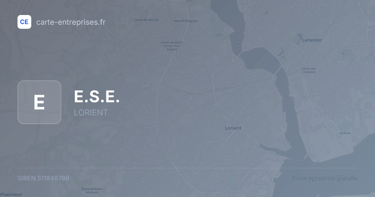 E.S.E. — 511848798 — fiche entreprise