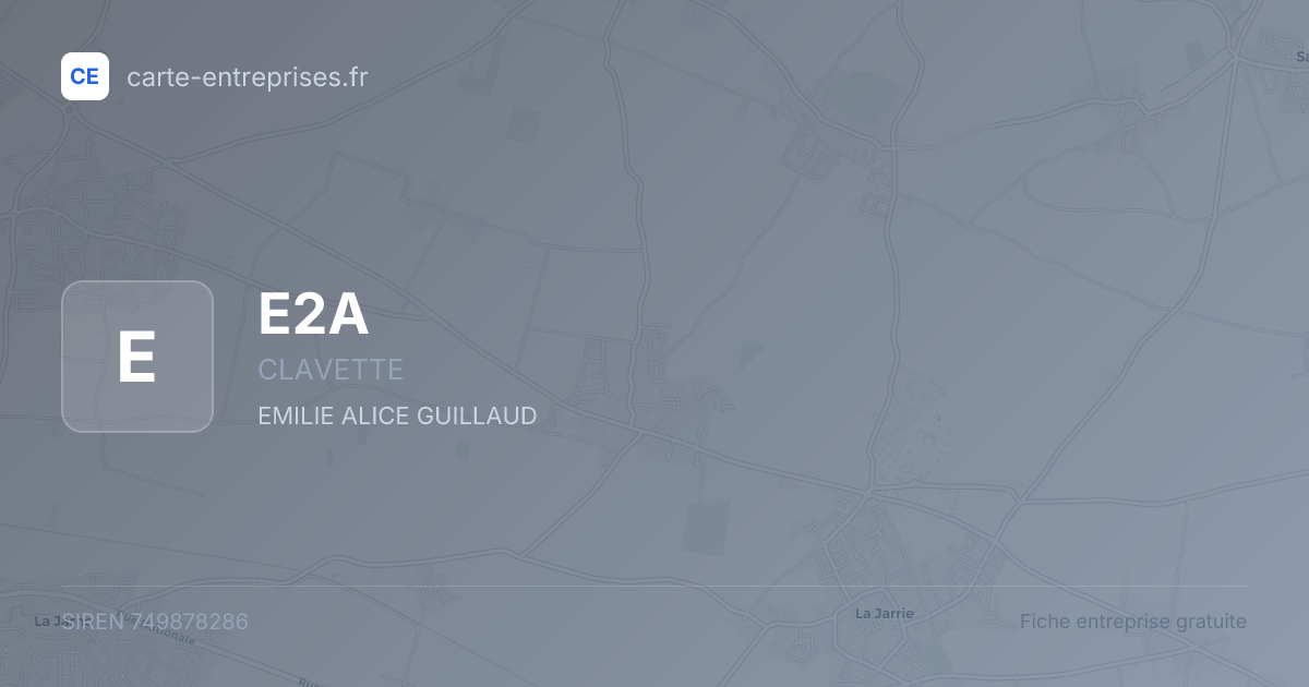 E2A — 749878286 — fiche entreprise