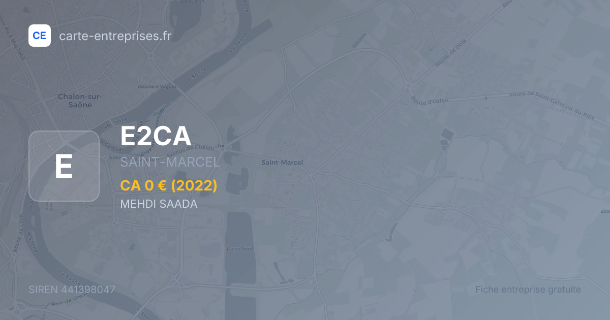E2CA — 441398047 — fiche entreprise