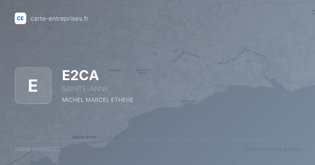 E2CA — 451843080 — fiche entreprise