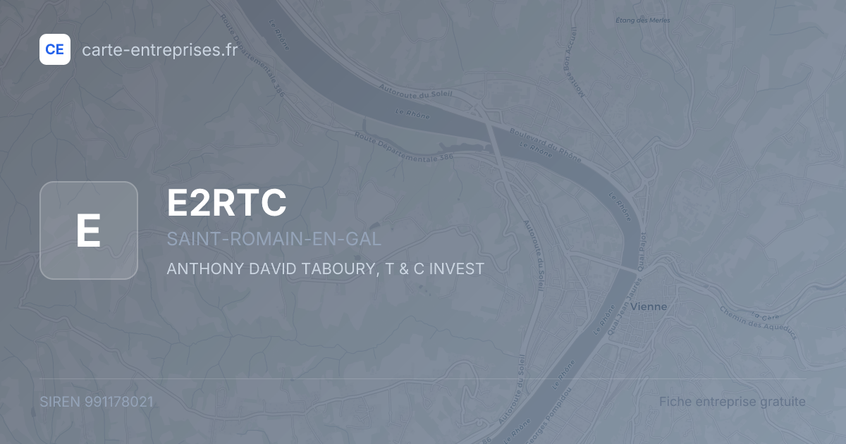 E2RTC — 991178021 — fiche entreprise