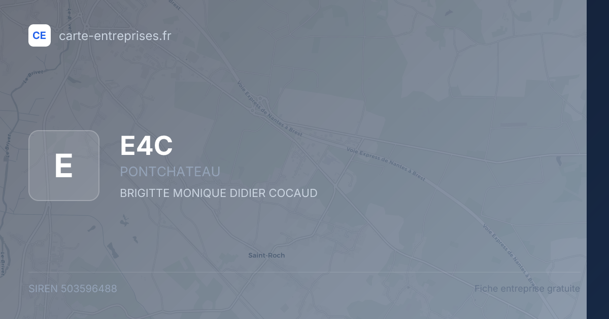 E4C — 503596488 — fiche entreprise