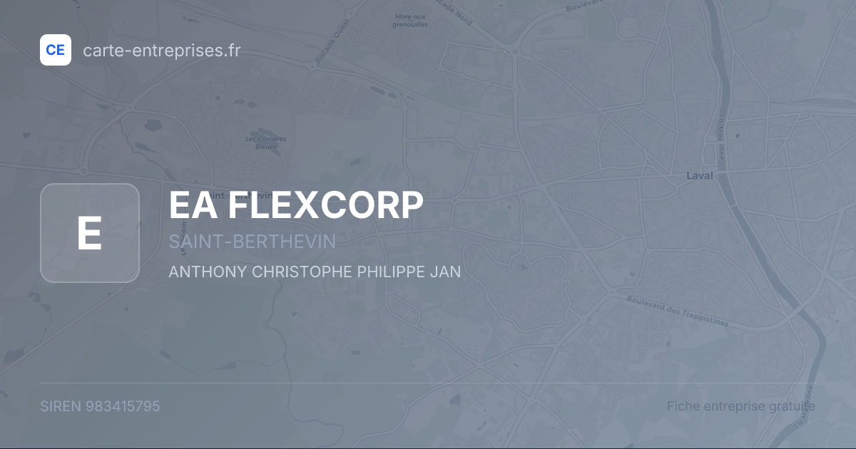 EA FLEXCORP — 983415795 — fiche entreprise