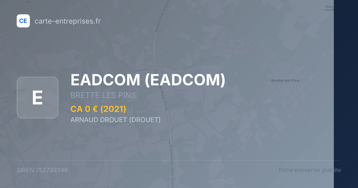 EADCOM — 752733246 — fiche entreprise
