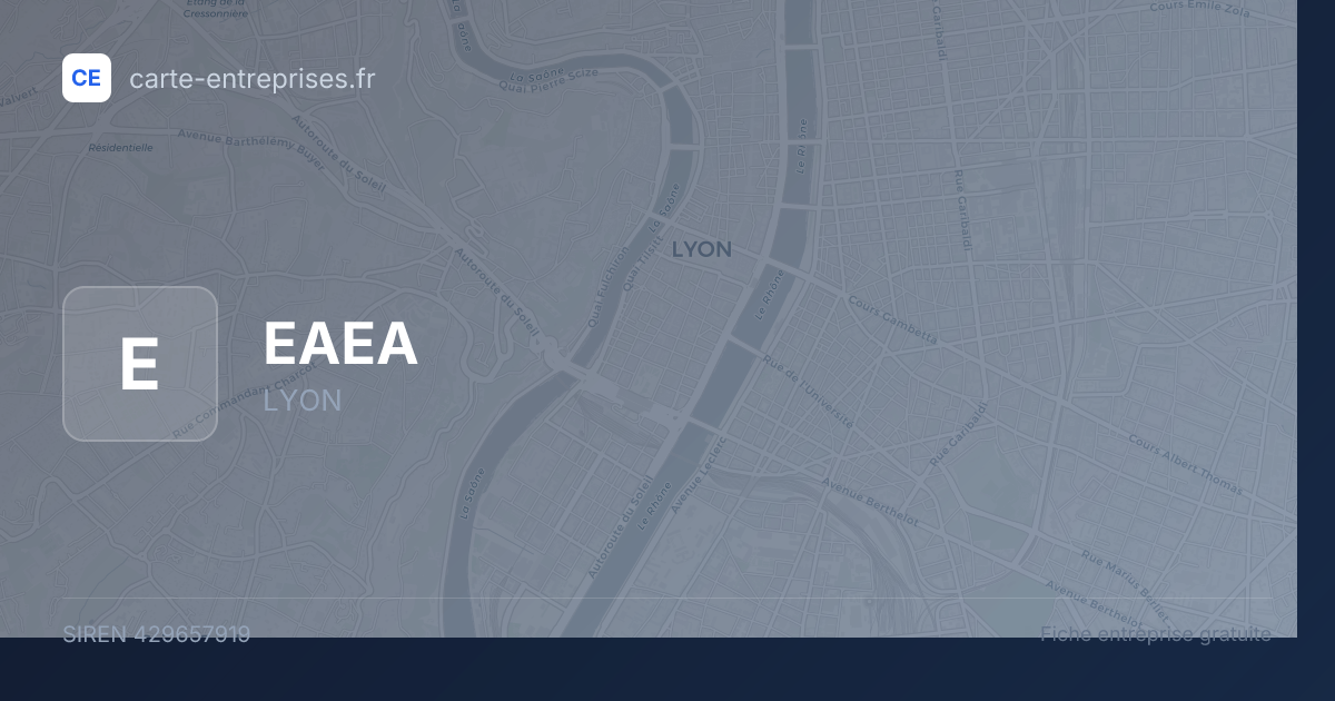 EAEA — 429657919 — fiche entreprise