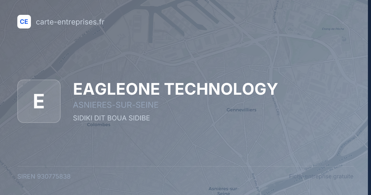 EAGLEONE TECHNOLOGY — 930775838 — fiche entreprise