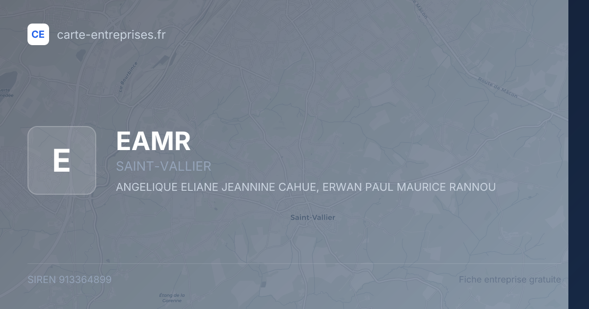 EAMR — 913364899 — fiche entreprise