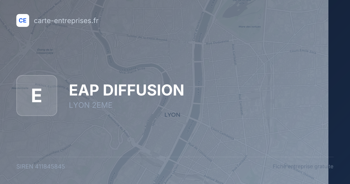 EAP DIFFUSION — 411845845 — fiche entreprise