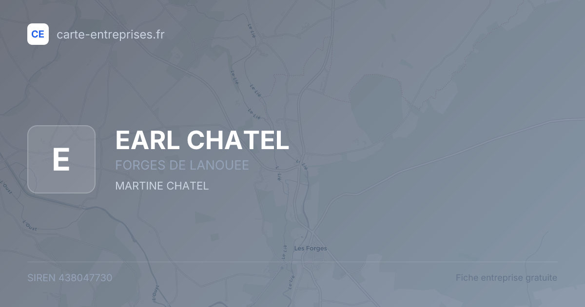 EARL CHATEL — 438047730 — fiche entreprise