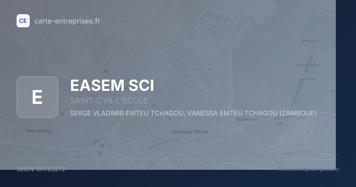 EASEM SCI — 101783272 — fiche entreprise