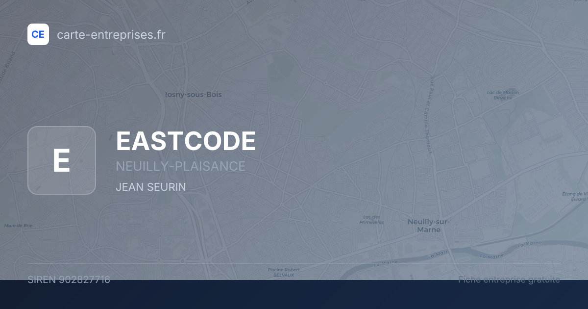 EASTCODE — 902827716 — fiche entreprise