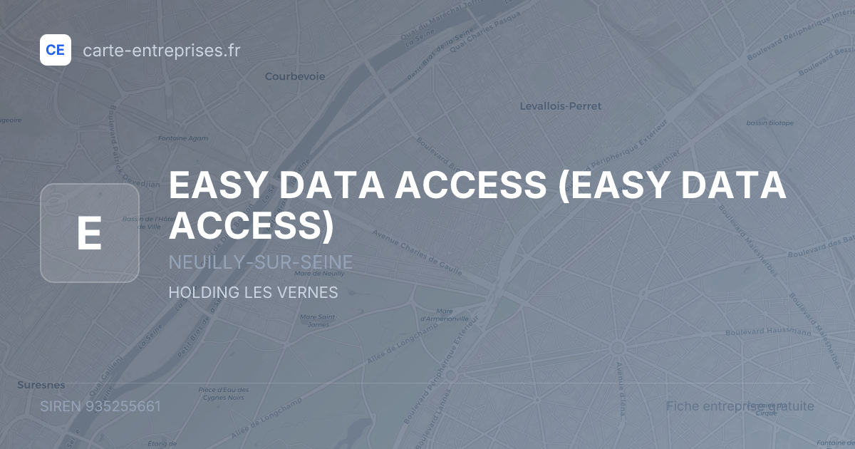 EASY DATA ACCESS — 935255661 — fiche entreprise