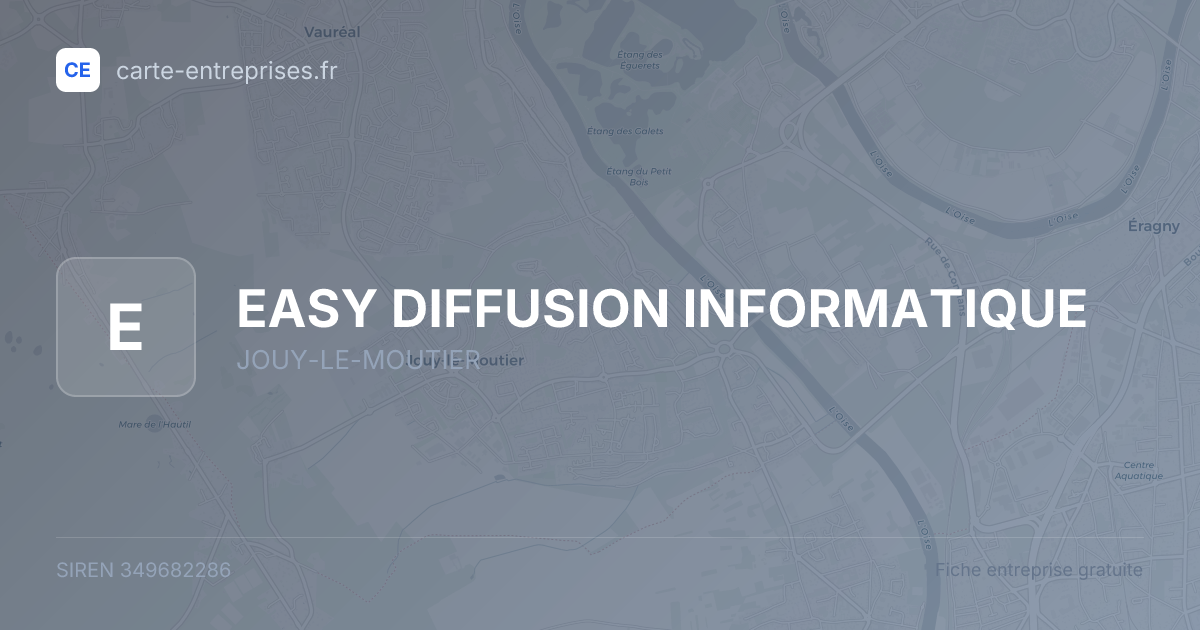 EASY DIFFUSION INFORMATIQUE — 349682286 — fiche entreprise