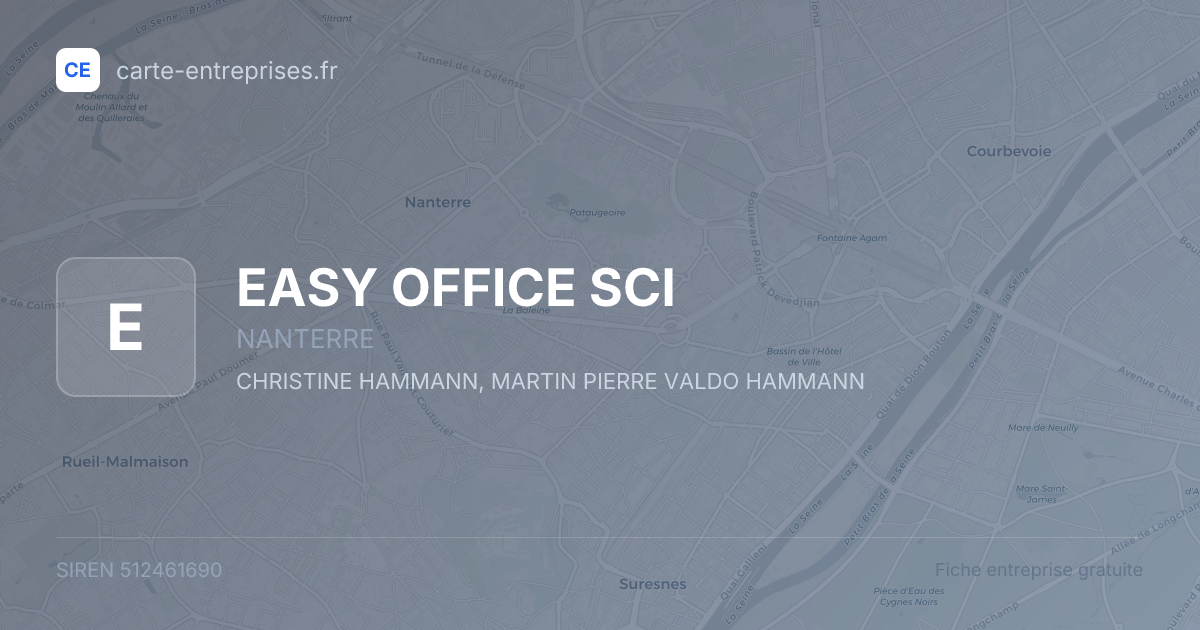 EASY OFFICE SCI — 512461690 — fiche entreprise