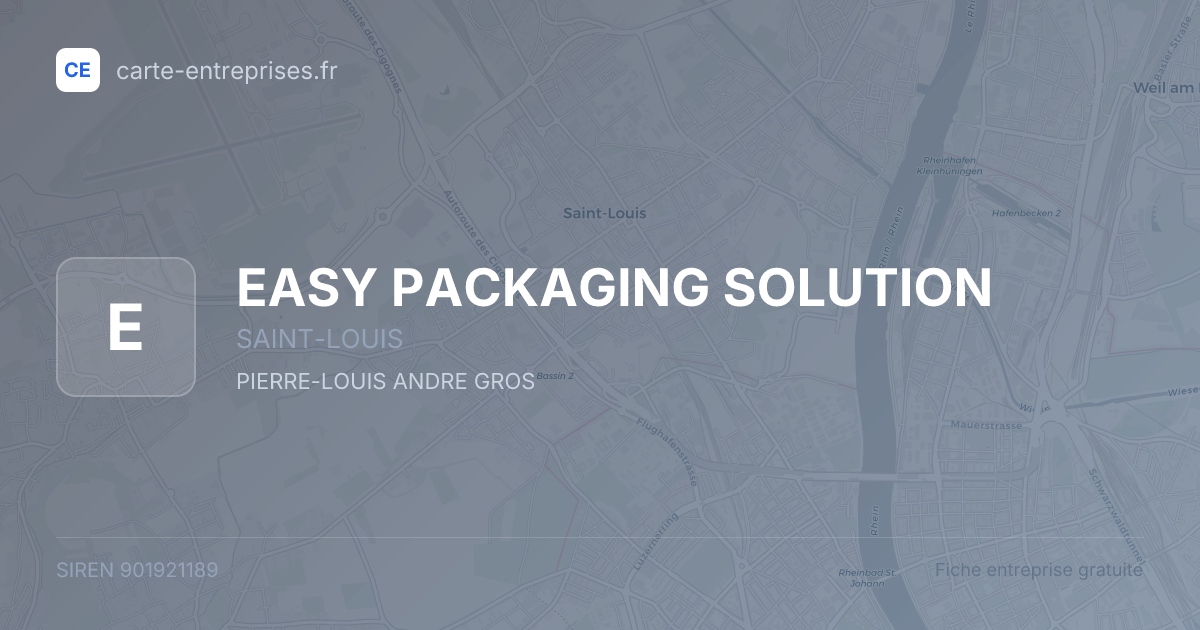 EASY PACKAGING SOLUTION — 901921189 — fiche entreprise