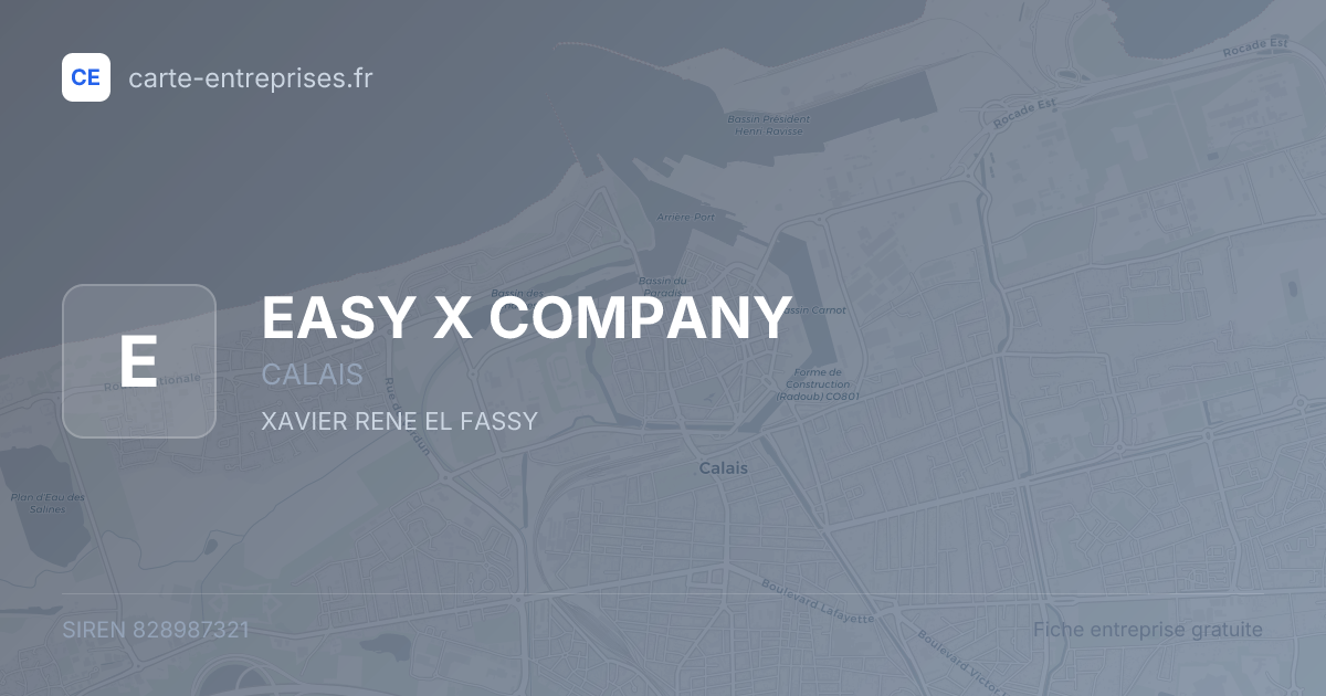 EASY X COMPANY — 828987321 — fiche entreprise