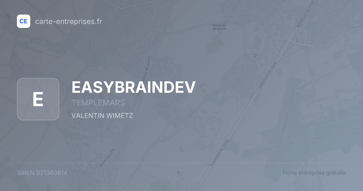 EASYBRAINDEV — 921360814 — fiche entreprise