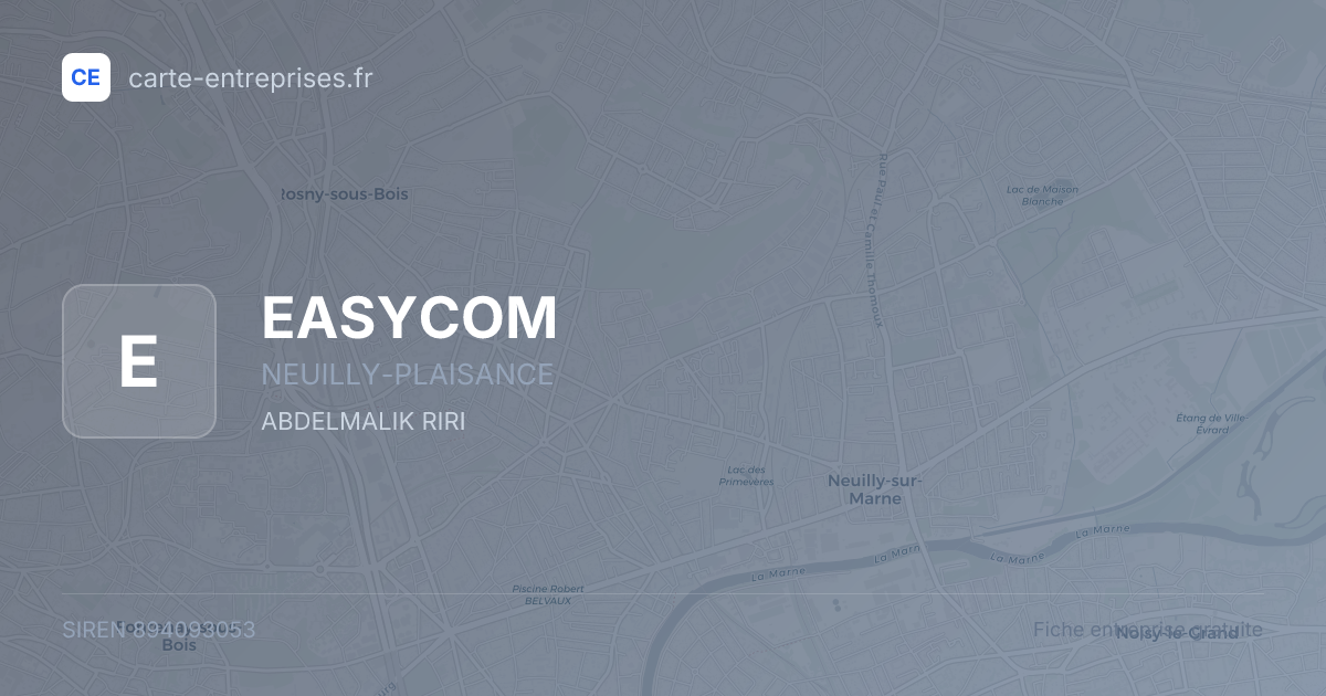 EASYCOM — 894093053 — fiche entreprise