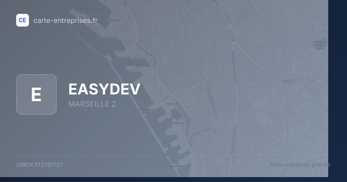 EASYDEV — 513791707 — fiche entreprise