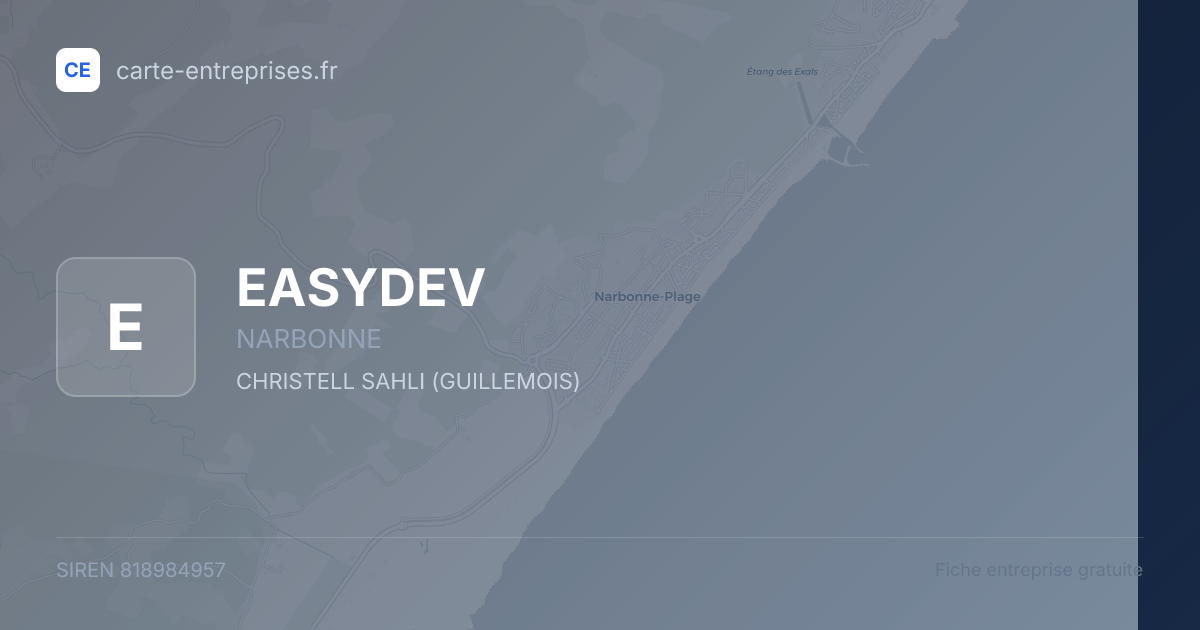 EASYDEV — 818984957 — fiche entreprise