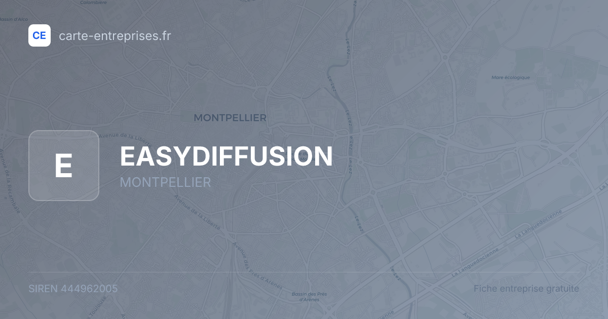 EASYDIFFUSION — 444962005 — fiche entreprise