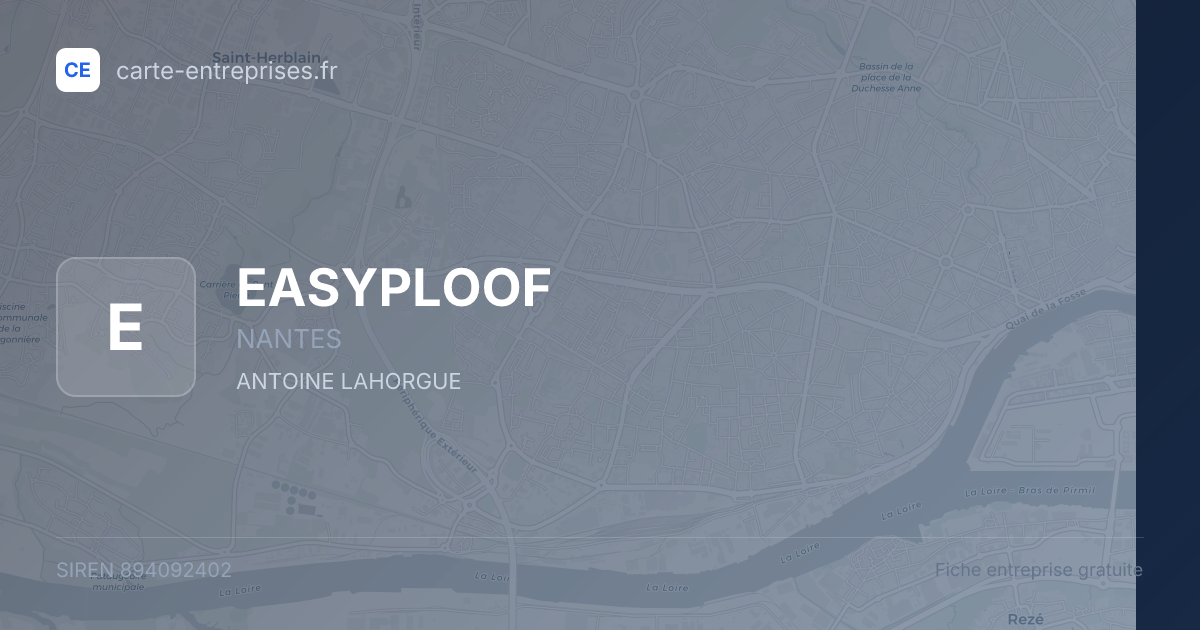 EASYPLOOF — 894092402 — fiche entreprise