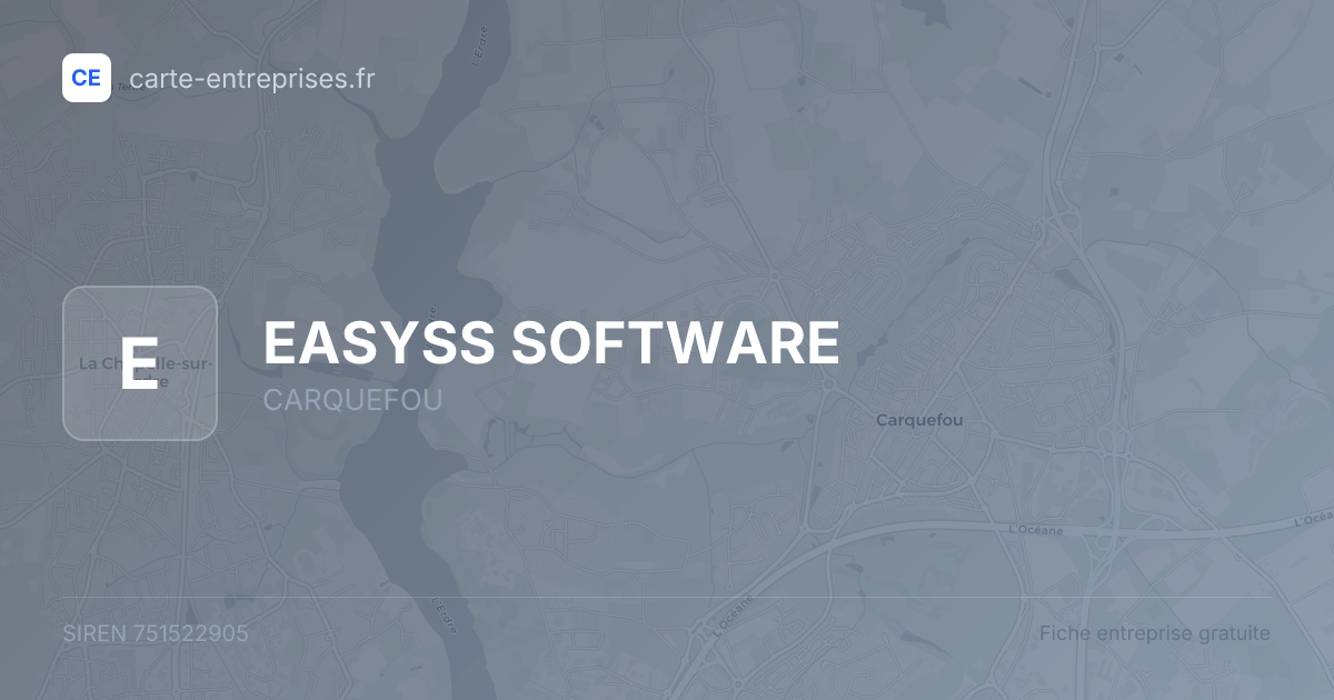EASYSS SOFTWARE — 751522905 — fiche entreprise